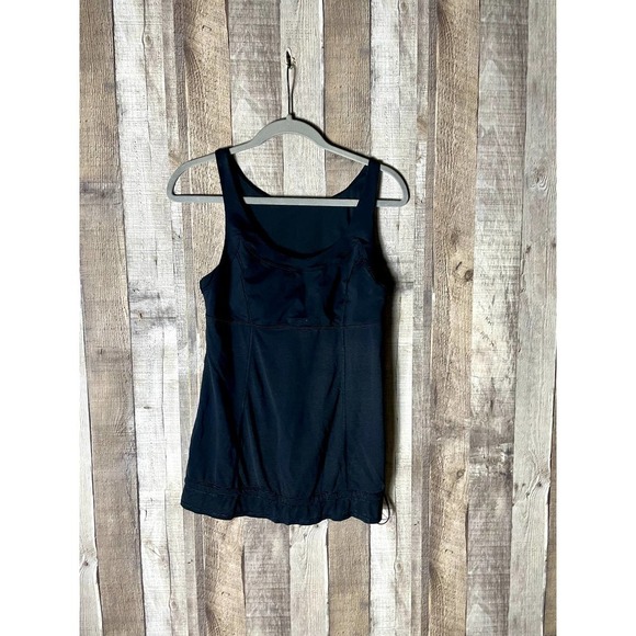 LULULEMON Black Tank with drawstring waist - Picture 2 of 6